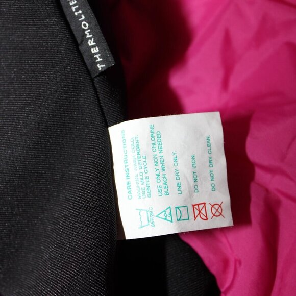 Obermeyer Womens Vintage Ski Snowboard Jacket Coat Pink Black Size 2 Embroidery - Picture 15 of 15